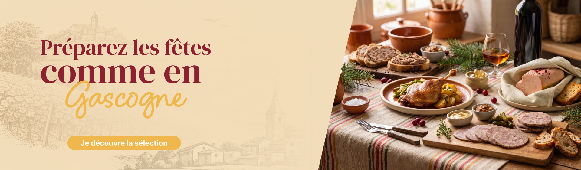 Spécialités du Gers, Foie Gras, Cassoulet, Cuisine du Terroir